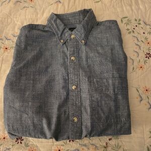 J. Crew Men's Chambray Button Down Shirt